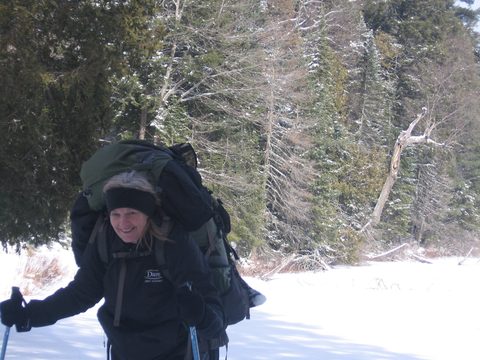 Photo from Ski camping, Minnesing Wilderness Trail, Algonquin, complete trail