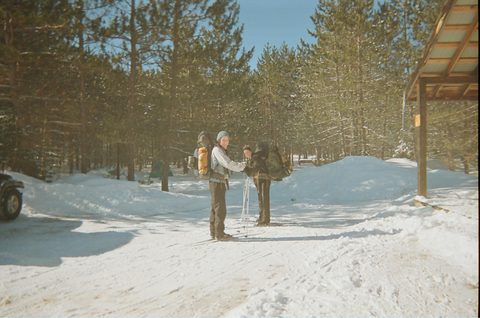 Photo from Ski camping, Minnesing Wilderness Trail, Algonquin, complete trail