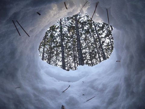 Photo from Ski camping, Minnesing Wilderness Trail, Algonquin, complete trail