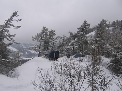 Photo from Snowshoe camping, Killarney Provincial Park