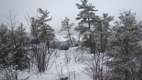 Photo from Snowshoe camping, Killarney Provincial Park