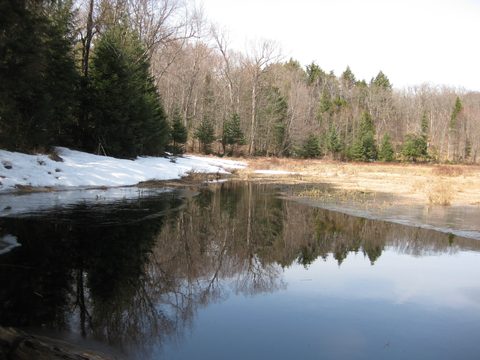 Lake view from that first break location