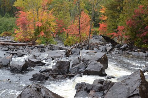 Photo from Algonquin park backcountry canoe camping trip