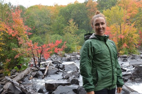 Photo from Algonquin park backcountry canoe camping trip