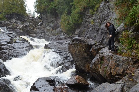 Photo from Algonquin park backcountry canoe camping trip