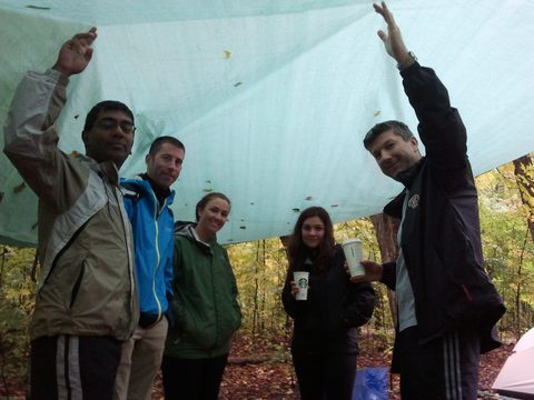 Photo from Algonquin park backcountry canoe camping trip
