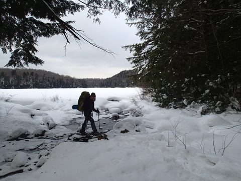 Photo from Snowshoe Camping, Guskewa Lake, Algonquin