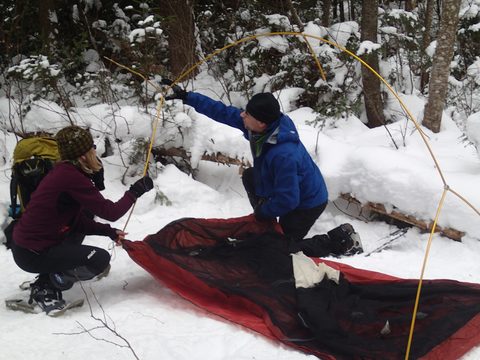 Photo from Snowshoe Camping, Guskewa Lake, Algonquin