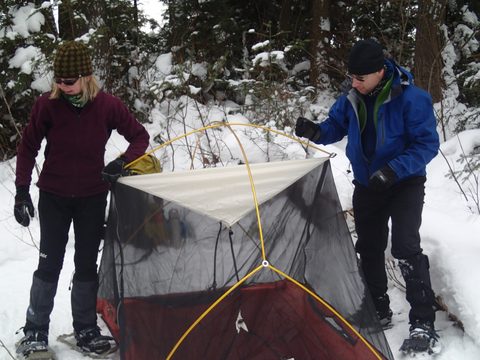 Photo from Snowshoe Camping, Guskewa Lake, Algonquin
