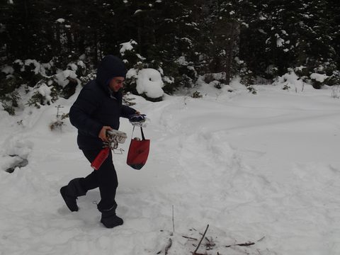 Photo from Snowshoe Camping, Guskewa Lake, Algonquin