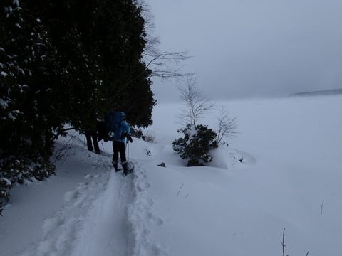 Photo from Snowshoe camping, Bruce Peninsula National Park
