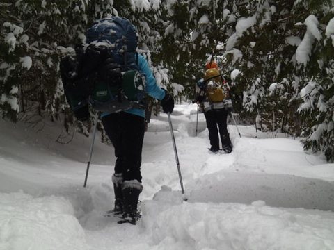 Photo from Snowshoe camping, Bruce Peninsula National Park