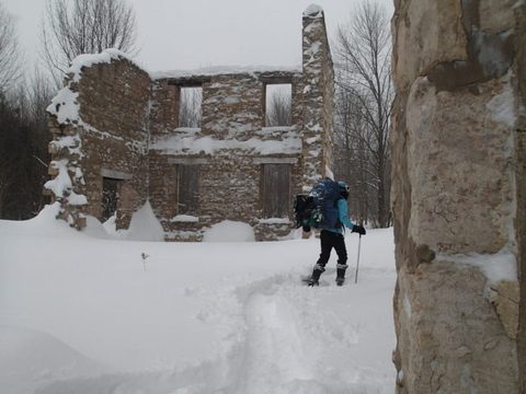 Photo from Snowshoe camping, Bruce Peninsula National Park