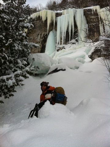 Photo from Snowshoe camping, Bruce Peninsula National Park