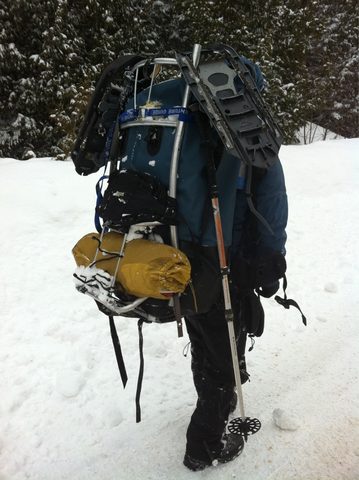 Photo from Snowshoe camping, Bruce Peninsula National Park