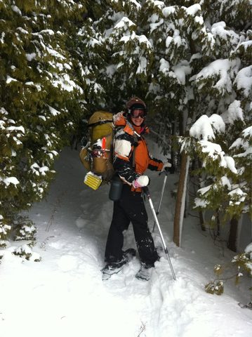 Photo from Snowshoe camping, Bruce Peninsula National Park