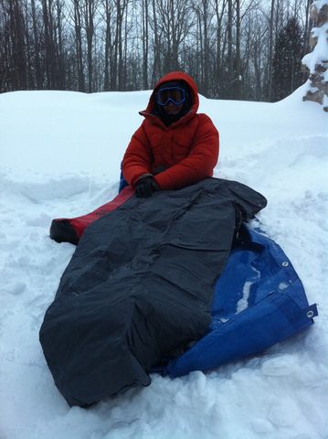Photo from Snowshoe camping, Bruce Peninsula National Park