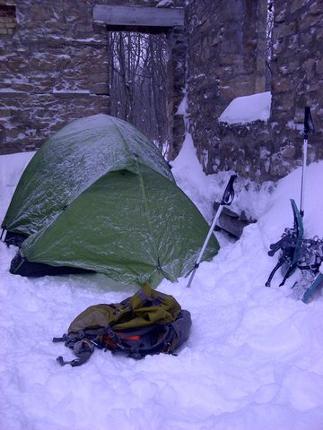 Photo from Snowshoe camping, Bruce Peninsula National Park