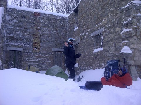 Photo from Snowshoe camping, Bruce Peninsula National Park