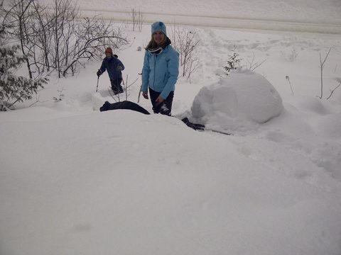 Photo from Snowshoe camping, Bruce Peninsula National Park