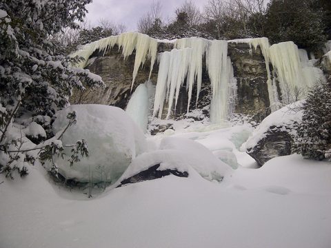 Photo from Snowshoe camping, Bruce Peninsula National Park
