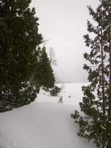 Photo from Snowshoe camping, Bruce Peninsula National Park