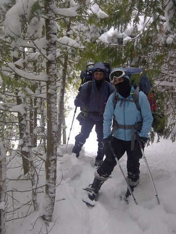 Photo from Snowshoe camping, Bruce Peninsula National Park