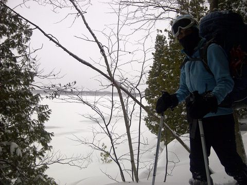 Photo from Snowshoe camping, Bruce Peninsula National Park