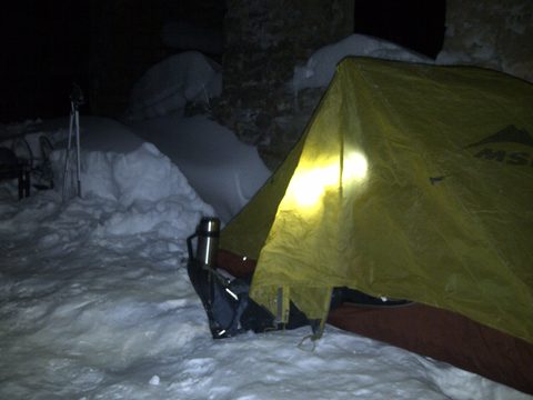Photo from Snowshoe camping, Bruce Peninsula National Park
