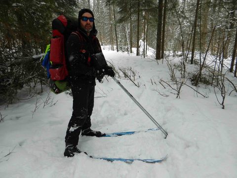 Photo from Ski camping, Minnesing Wilderness Trail, Algonquin