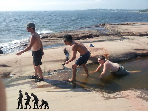 "Primordial Soup"

http://en.wikipedia.org/wiki/Primordial_soup