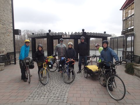 Photo from Bike Camping, Port Burwell (The Trillium Triathlon)