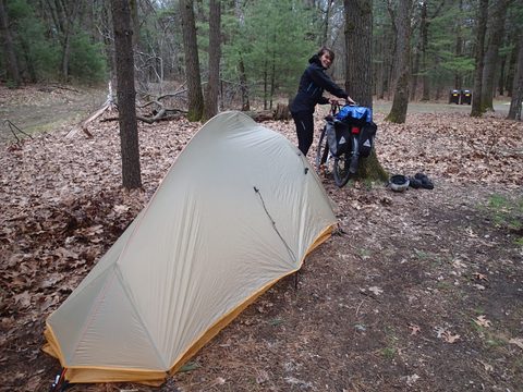 Photo from Bike Camping, Port Burwell (The Trillium Triathlon)