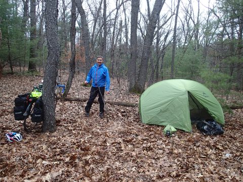 Photo from Bike Camping, Port Burwell (The Trillium Triathlon)