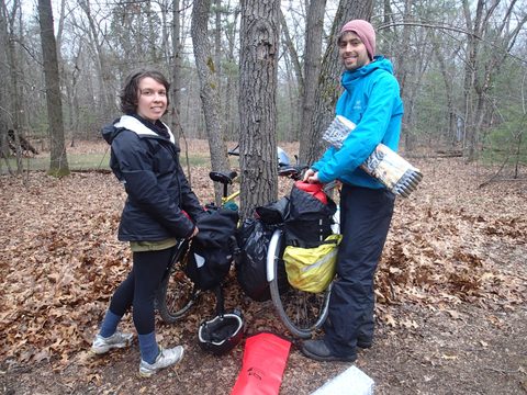 Photo from Bike Camping, Port Burwell (The Trillium Triathlon)