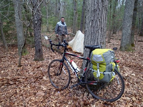 Photo from Bike Camping, Port Burwell (The Trillium Triathlon)