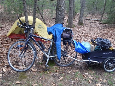 Photo from Bike Camping, Port Burwell (The Trillium Triathlon)