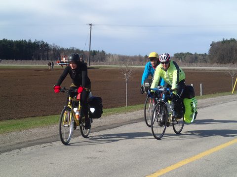 Photo from Bike Camping, Port Burwell (The Trillium Triathlon)