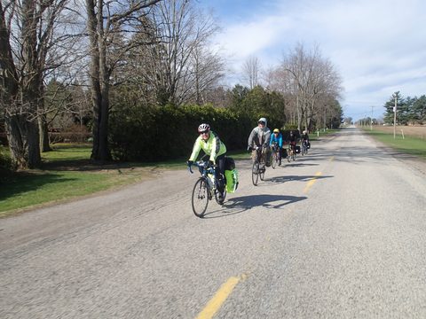 Photo from Bike Camping, Port Burwell (The Trillium Triathlon)