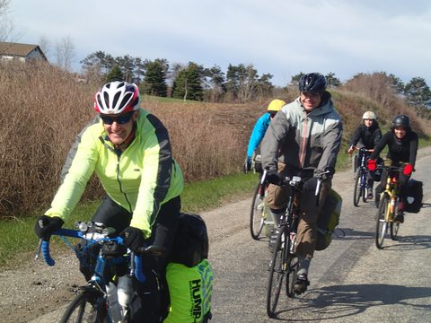 Photo from Bike Camping, Port Burwell (The Trillium Triathlon)