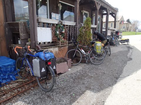 Photo from Bike Camping, Port Burwell (The Trillium Triathlon)
