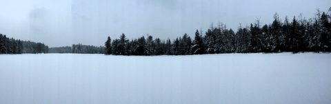 Panorama of Maple Leaf Lake