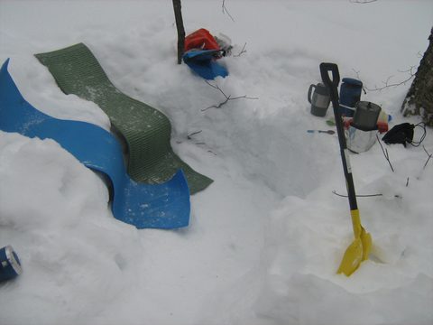Photo from Beginners Winter Backpacking Course