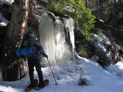 Photo from Winter Backpacking Trip 3.0, Algonquin Park, Snow Structures
