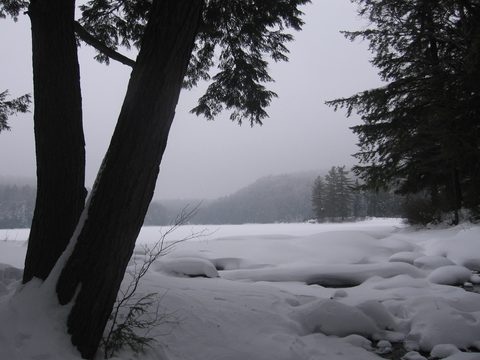 Photo from Winter Backpacking Trip 3.0, Algonquin Park, Snow Structures