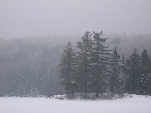 Photo from Winter Backpacking Trip 3.0, Algonquin Park, Snow Structures