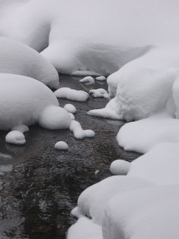 Photo from Winter Backpacking Trip 3.0, Algonquin Park, Snow Structures