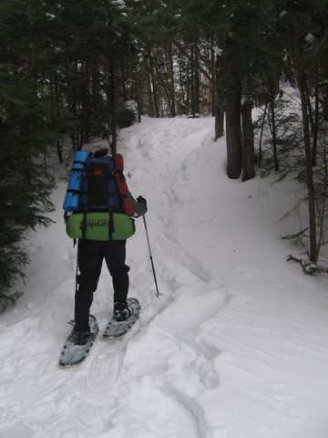 Photo from Winter Backpacking Trip 3.0, Algonquin Park, Snow Structures