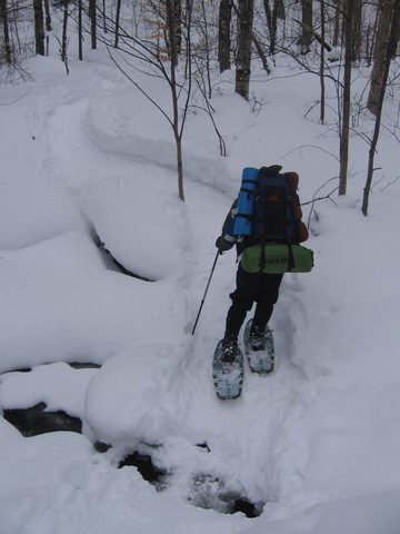 Photo from Winter Backpacking Trip 3.0, Algonquin Park, Snow Structures