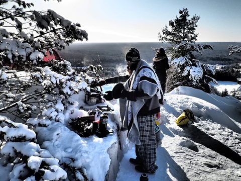 Photo from Snowshoe camping, Killarney Provincial Park 2.0